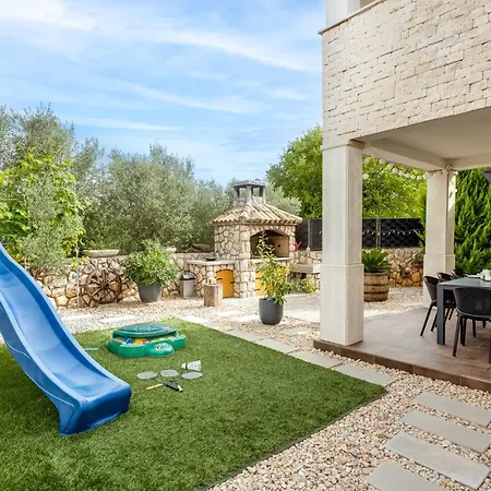 Romantic With Pool, Surrounded By Greenery In Complete Privacy-by Traveler Tourist Agency Krk -id 2408 Sveti Ivan Dobrinjski