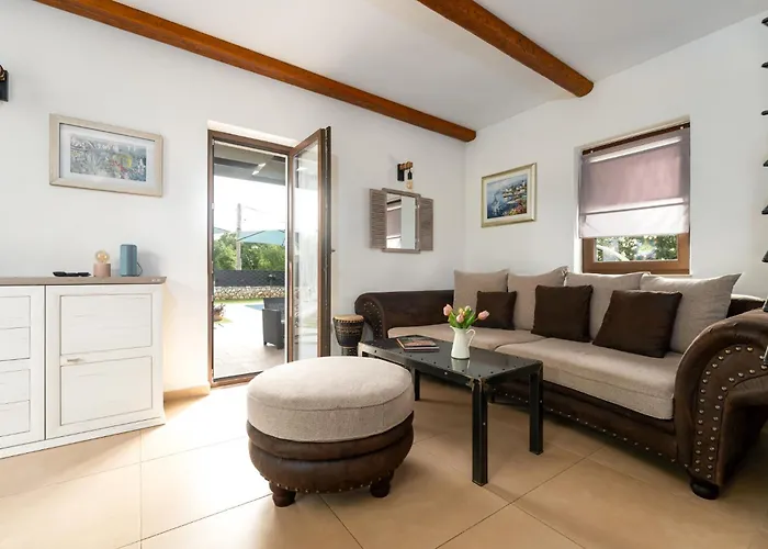 Villa Romantic With Pool, Surrounded By Greenery In Complete Privacy-by Traveler Tourist Agency Krk -id 2408 *