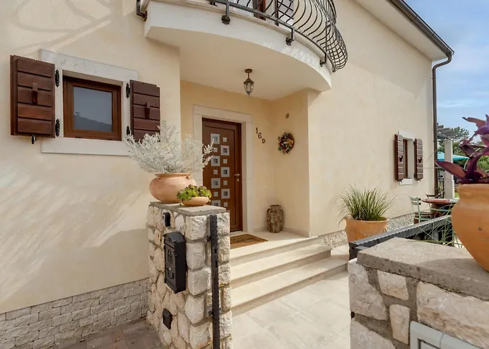 Villa Romantic With Pool, Surrounded By Greenery In Complete Privacy-by Traveler Tourist Agency Krk -id 2408 *